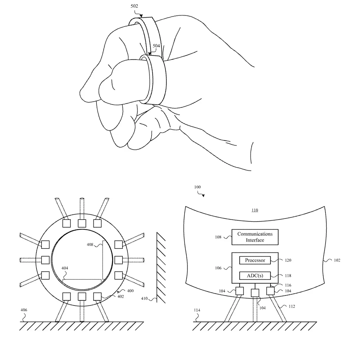 Brevet : l’Apple Ring pourrait commander les Apple Glasses, au doigt et à l’œil !