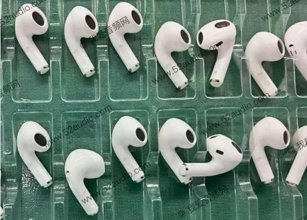 Tiens de nouvelles photos des présumés AirPods 3 !