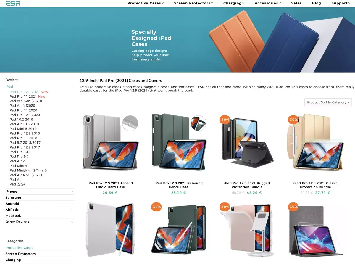 Tiens, l'iPad Pro 2021 s'invite chez de nombreux accessoiristes