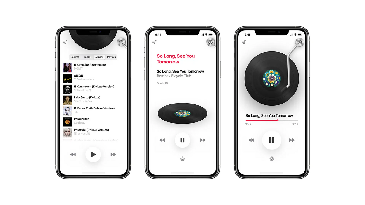 Vinyls, une nouvelle app épurée pour les abonnés Apple Music
