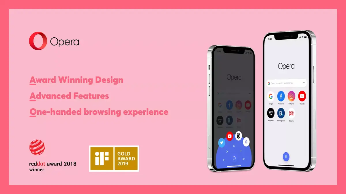Opera annonce une mise à jour majeure pour son app iOS (toute nouvelle interface)