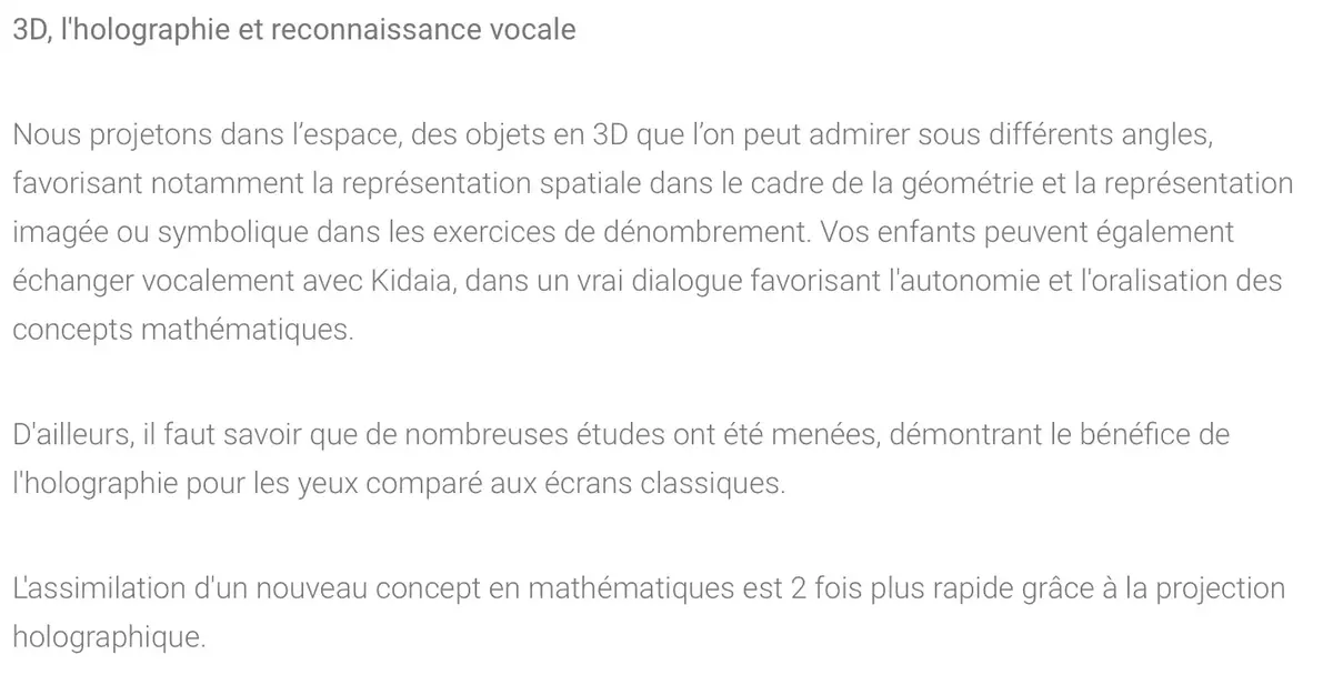 Kidaia : un jeu d’hologrammes avec l’iPad pour faire aimer les maths aux enfants