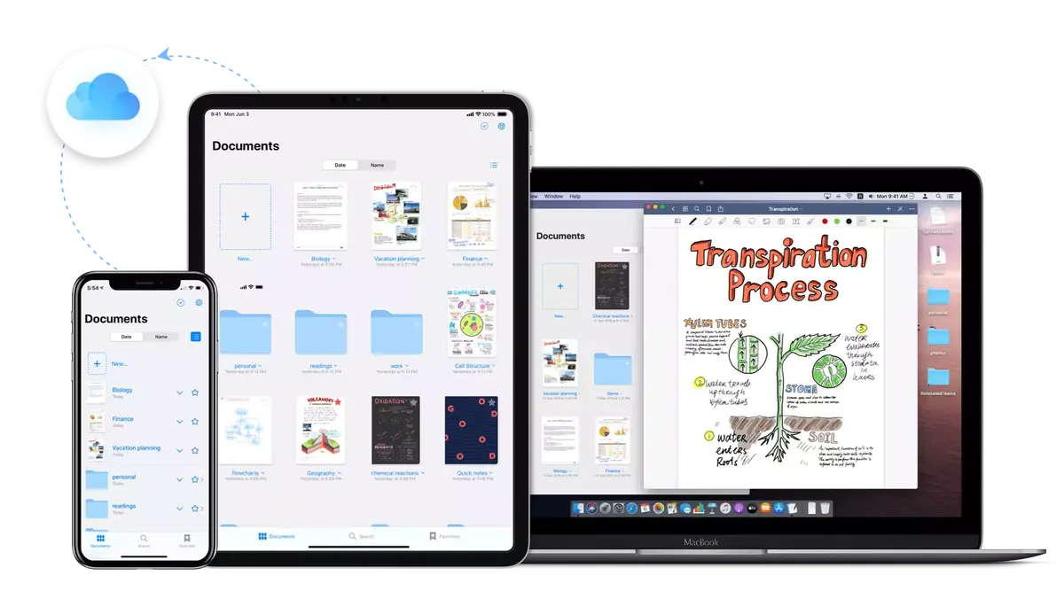 GoodNotes est compatible nativement avec les Mac M1