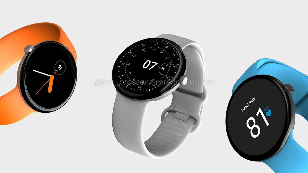 Des rendus de la prochaine smartwatch de Google avec un design circulaire (pour octobre ?)