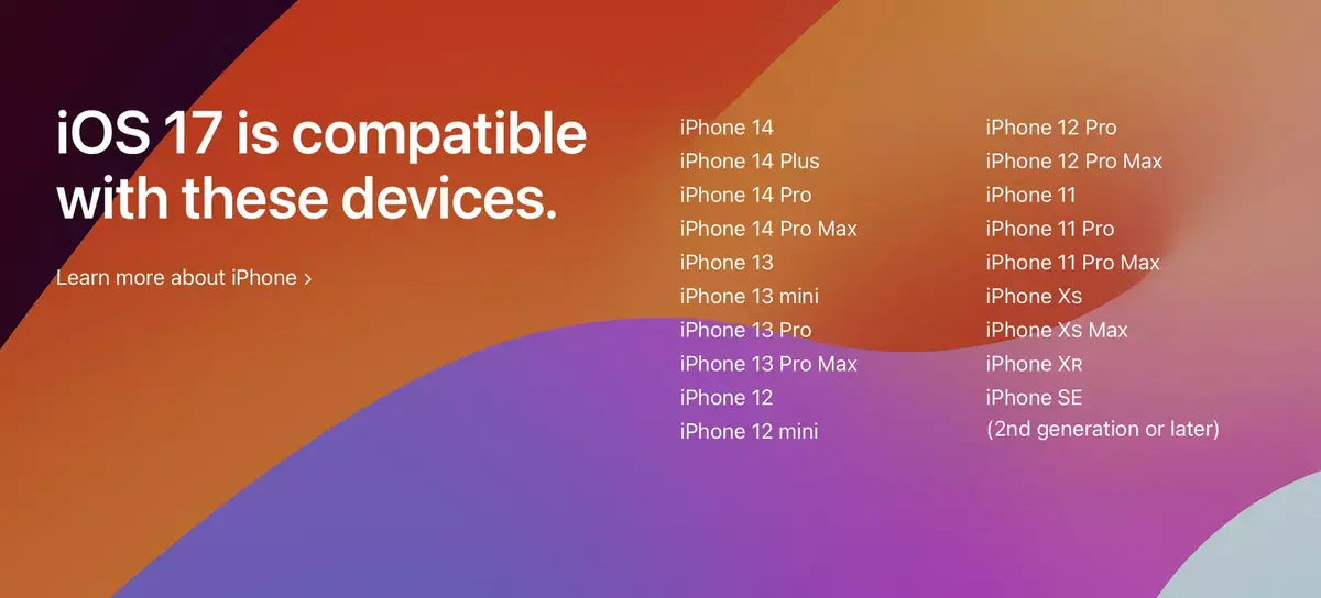 iOS 17 : il faudra un iPhone récent pour ces fonctionnalités