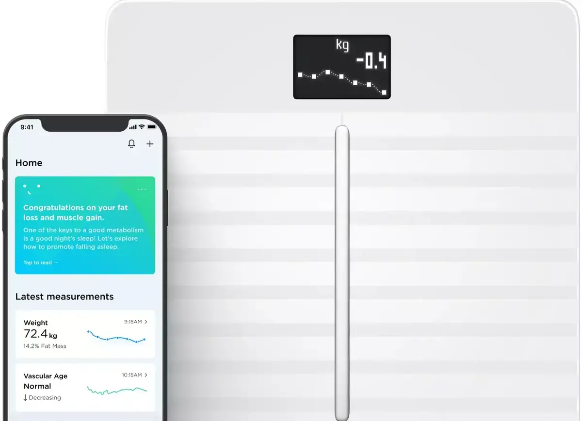 Withings estime votre âge vasculaire via la balance Body Cardio