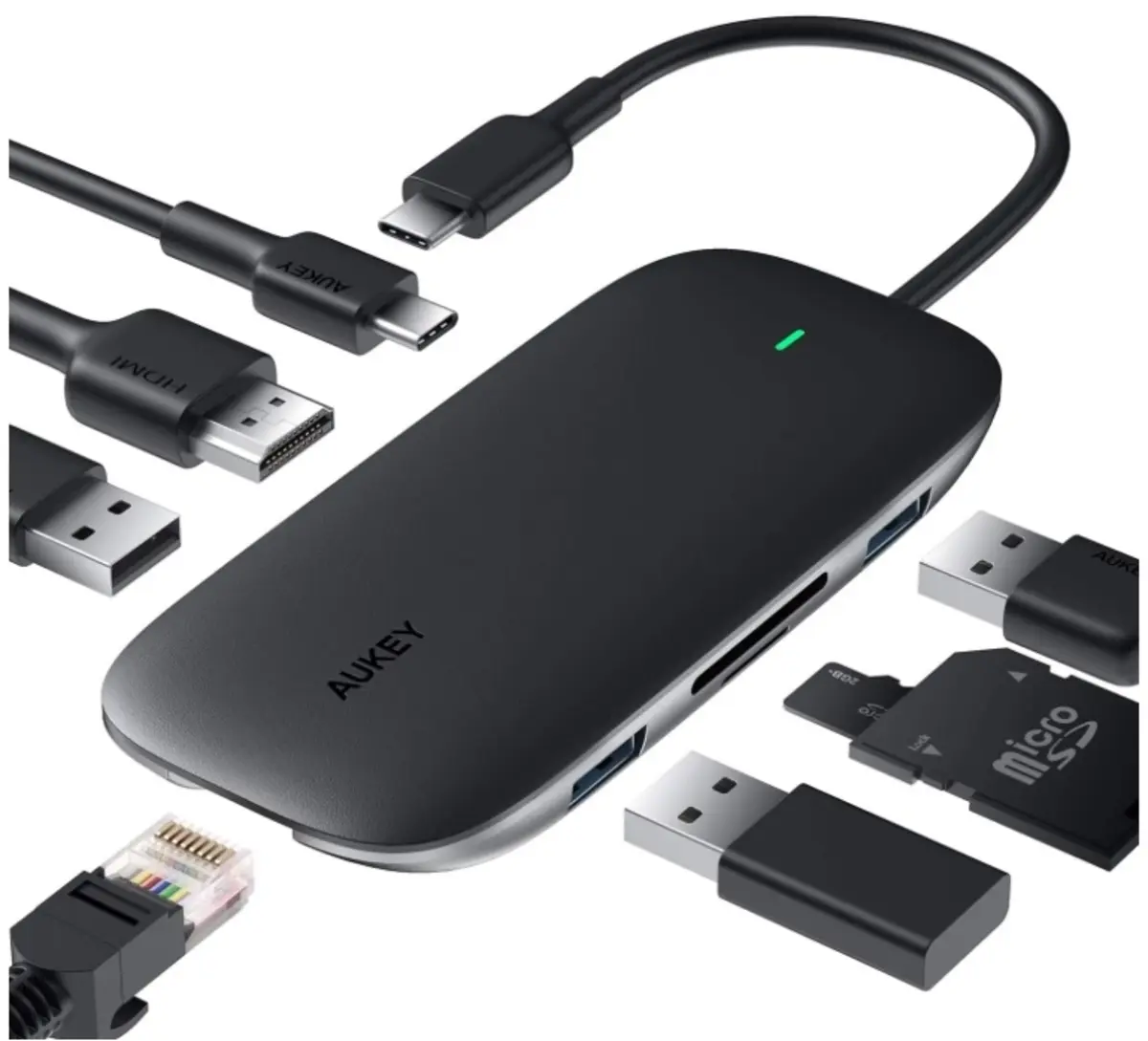 מבצעים: רכזת USB-C Aukey/Novoo à 31/33€, SSD USB-C 3.2 Gen2x2 Seagate 1 To à 223€