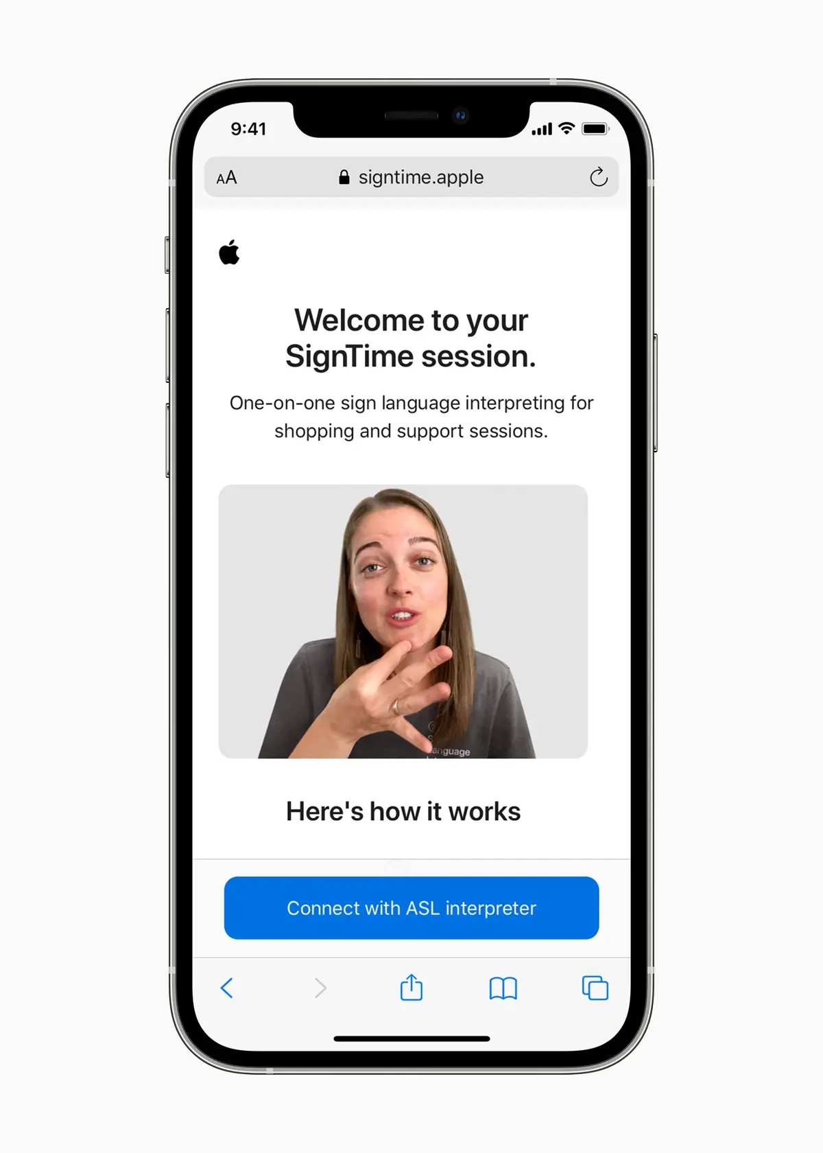 Accessibilité : SignTime et de nouvelles fonctionnalités sur iPhone, iPad et Apple Watch