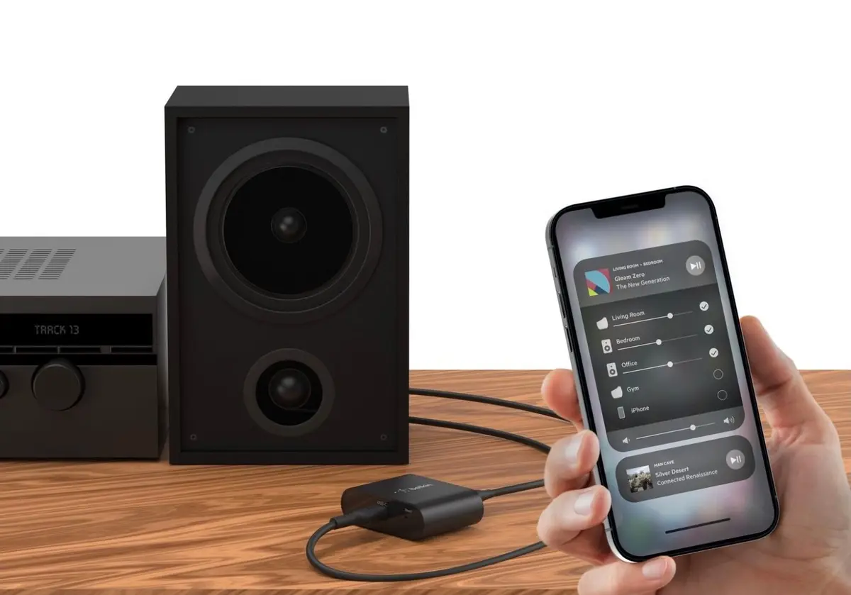 Soundform Connect : un boitier pour offrir AirPlay 2 à un système traditionnel chez Belkin