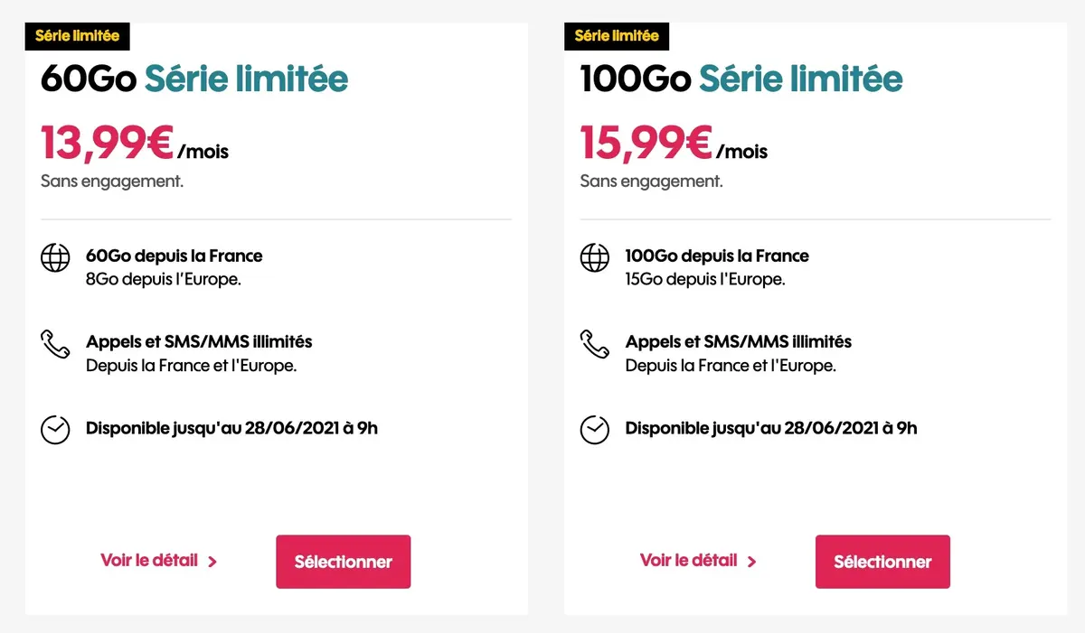 Jusqu'à minuit : des offres sans engagement dès 4,99€ (de 1 à 140Go)