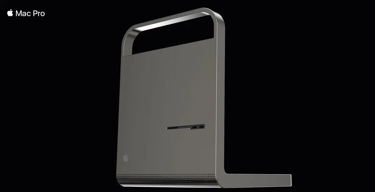 Un concept très orignal de Mac Pro M1 (qui ressemble à un porte-revues en alu)