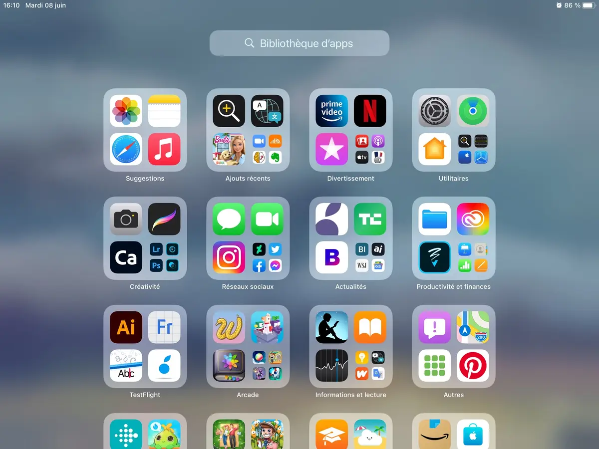 iPadOS 15 : Bibliothèque d’apps sans (trop de) surprise
