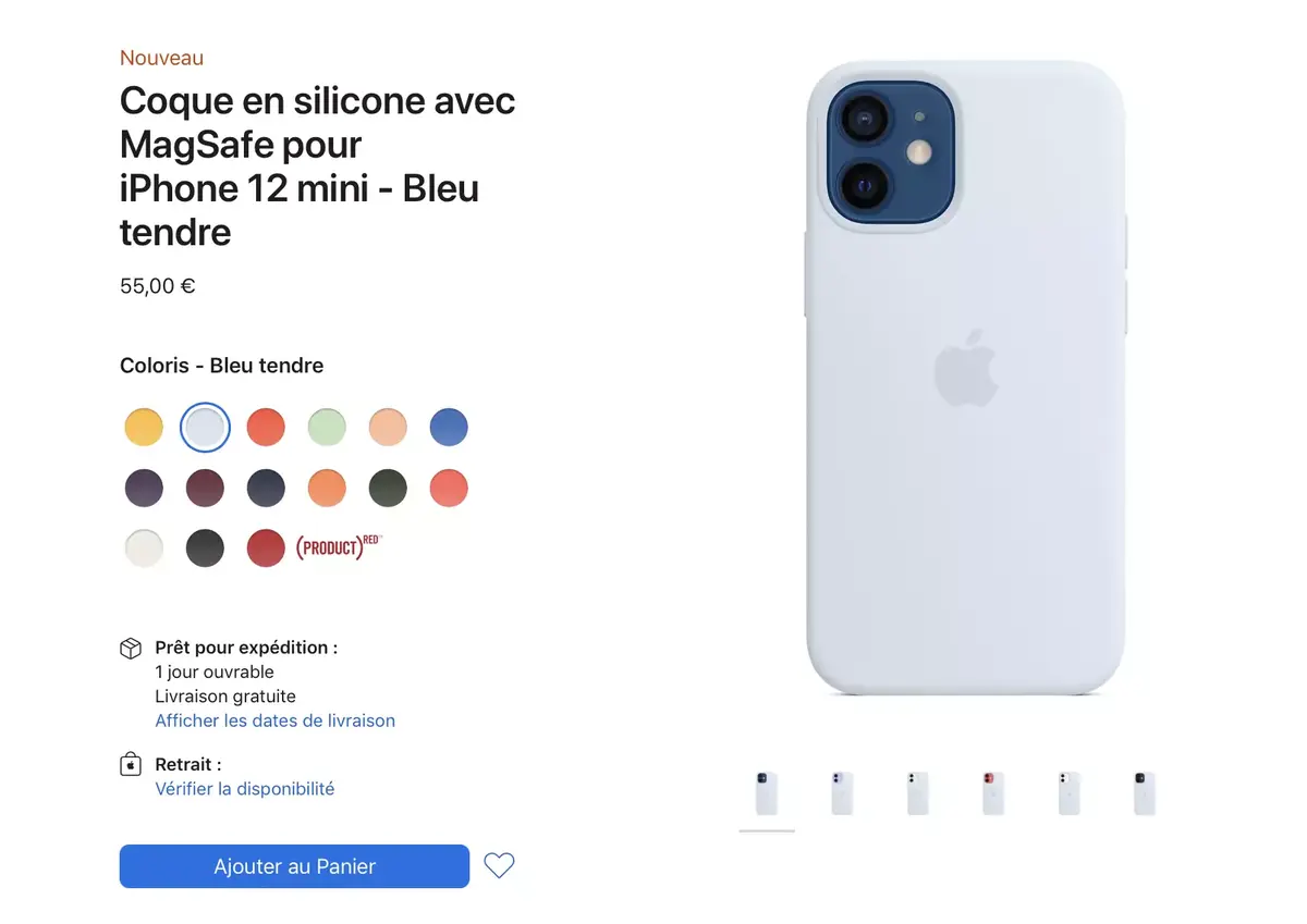 iPhone 12/Pro : Apple sort des nouveaux coloris pour ses étuis en silicone !