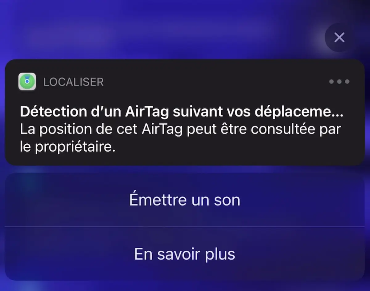 Comment quelqu'un a-t-il pu faire sonner vos AirTags ? (dans le train, à une soirée...)