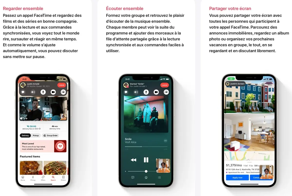 SharePlay est de retour au sein des nouvelles bêta d'iOS/iPadOS/tvOS et macOS Monterey