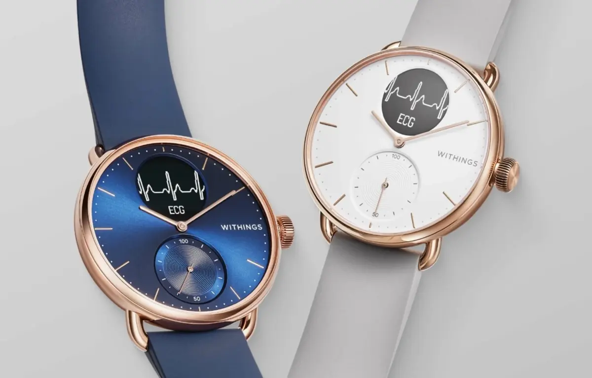 Withings が Scanwatch Rose Gold (ECG、SpO2、呼吸障害) を発表