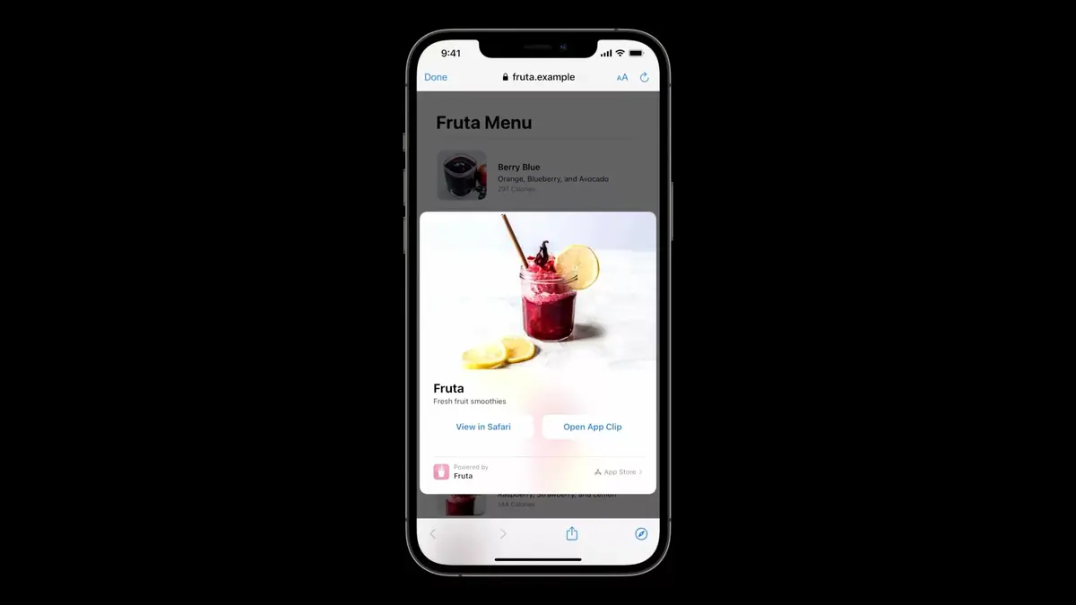 Des bannières d'App Clips en plein écran avec iOS 15