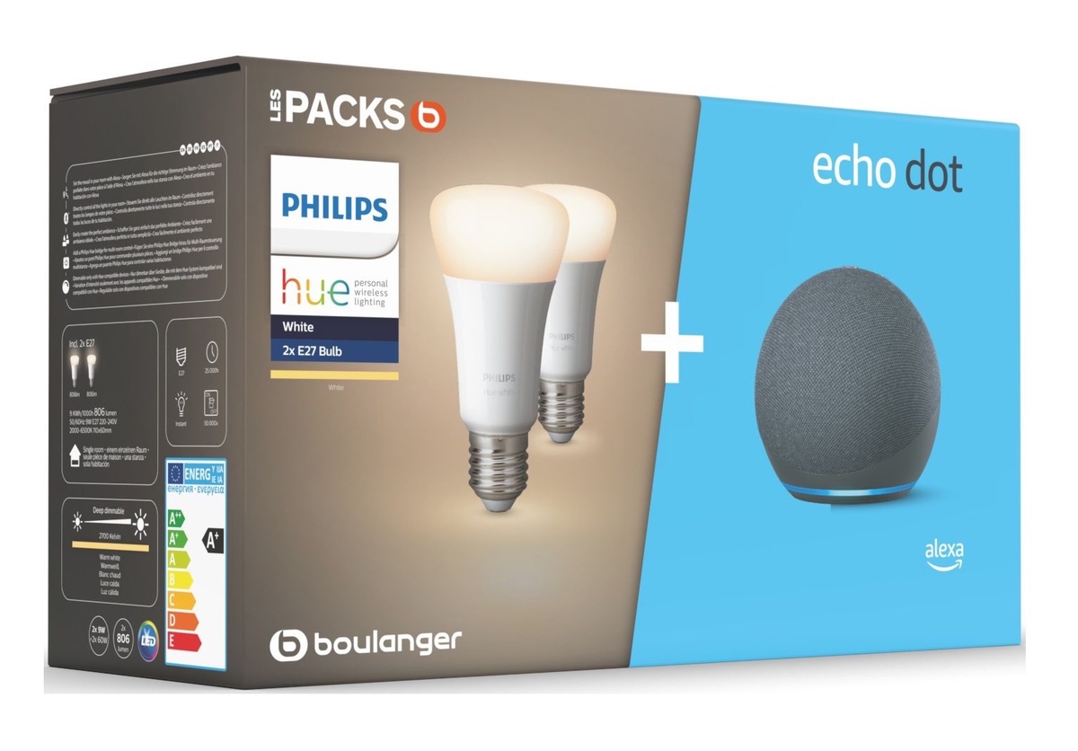 Promos : pack Echo Dot Gen4/Philips Hue dès 54€, iPad Pro 12,9" 128 Go 2020 à 951€