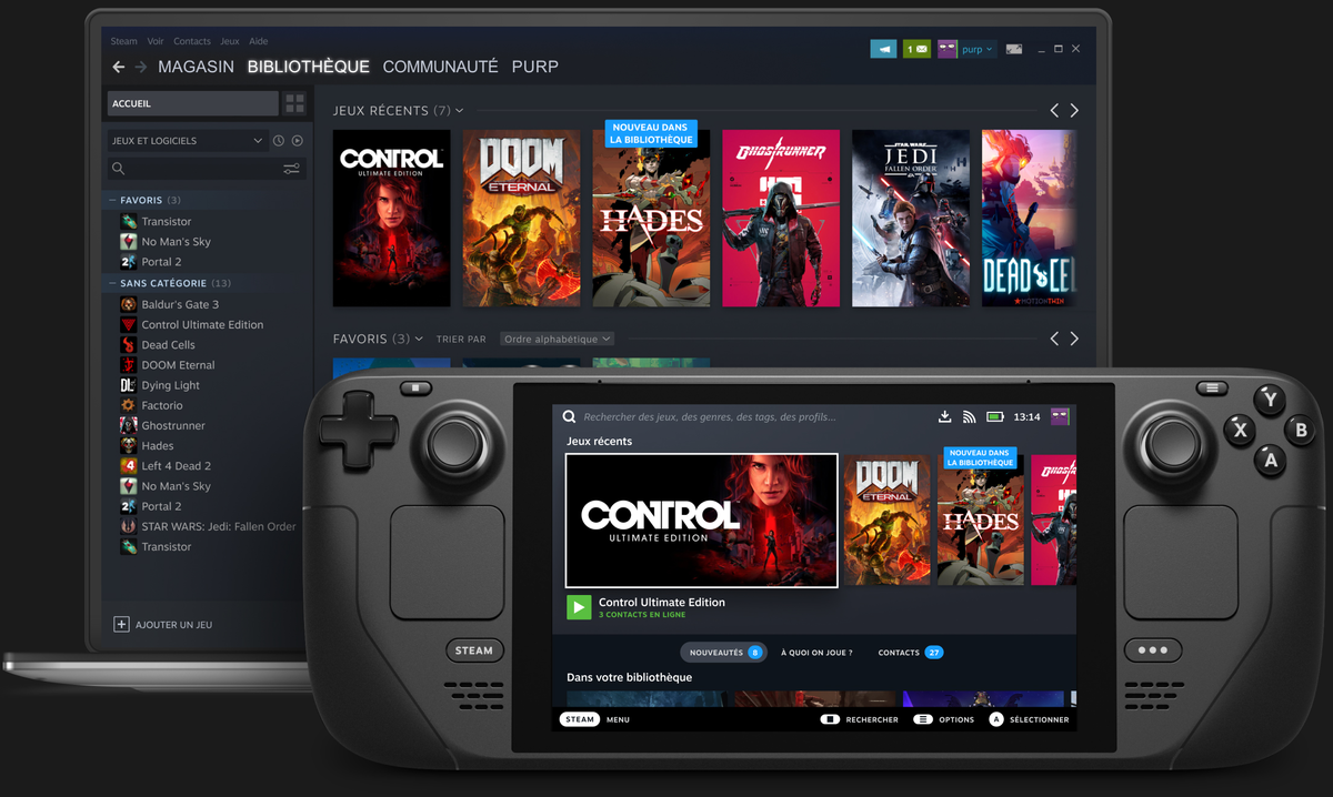 Steam Deck : Valve lance sa console/PC compatible avec Steam à partir de 419€