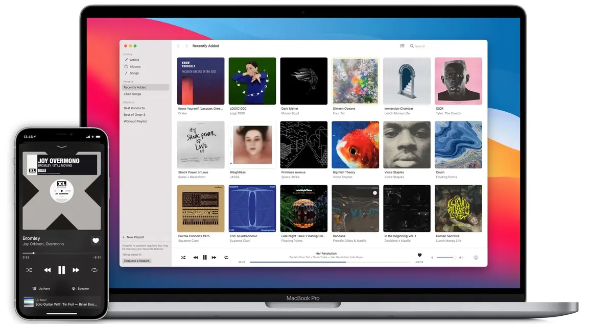 Le lecteur musical Doppler débarque sur macOS