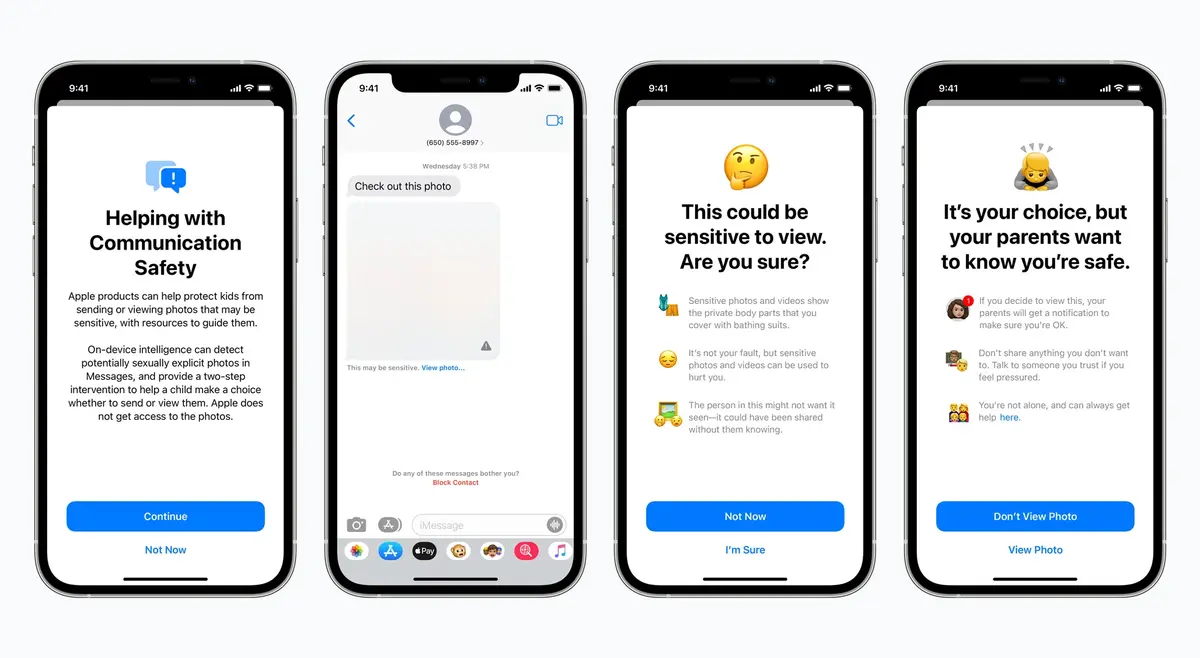 Protection des enfants : Apple va déployer de nouveaux outils dans iMessage, Siri, iCloud