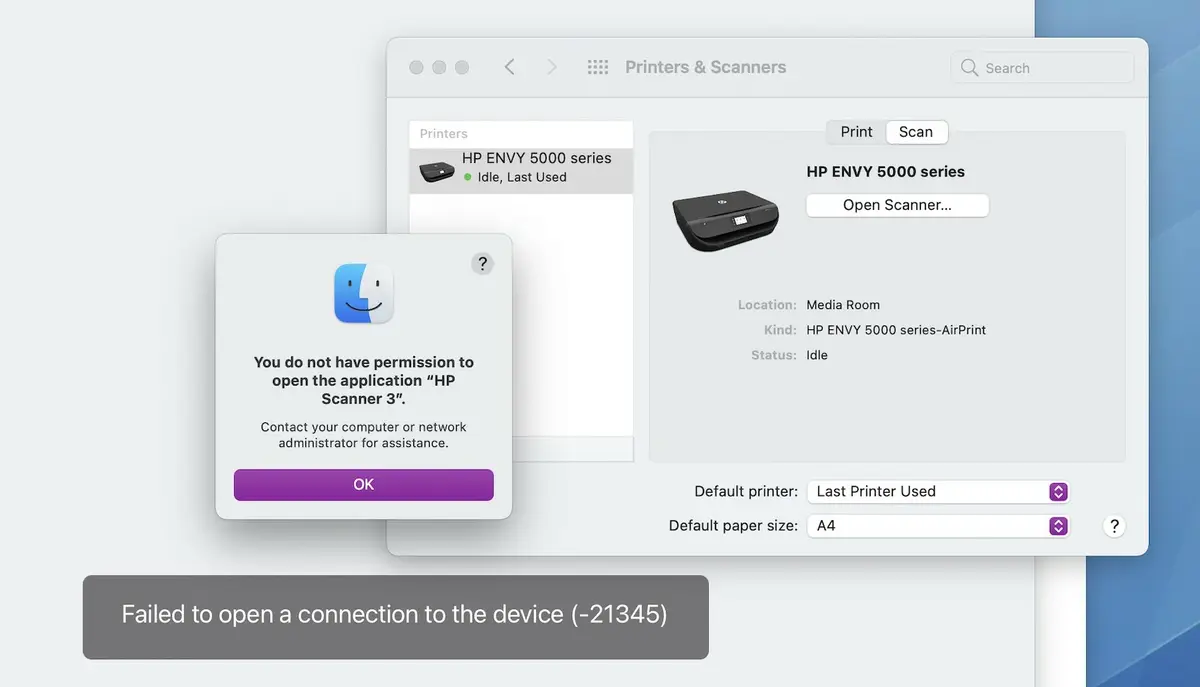 Apple va corriger prochainement le bug des scanners sur macOS Big Sur