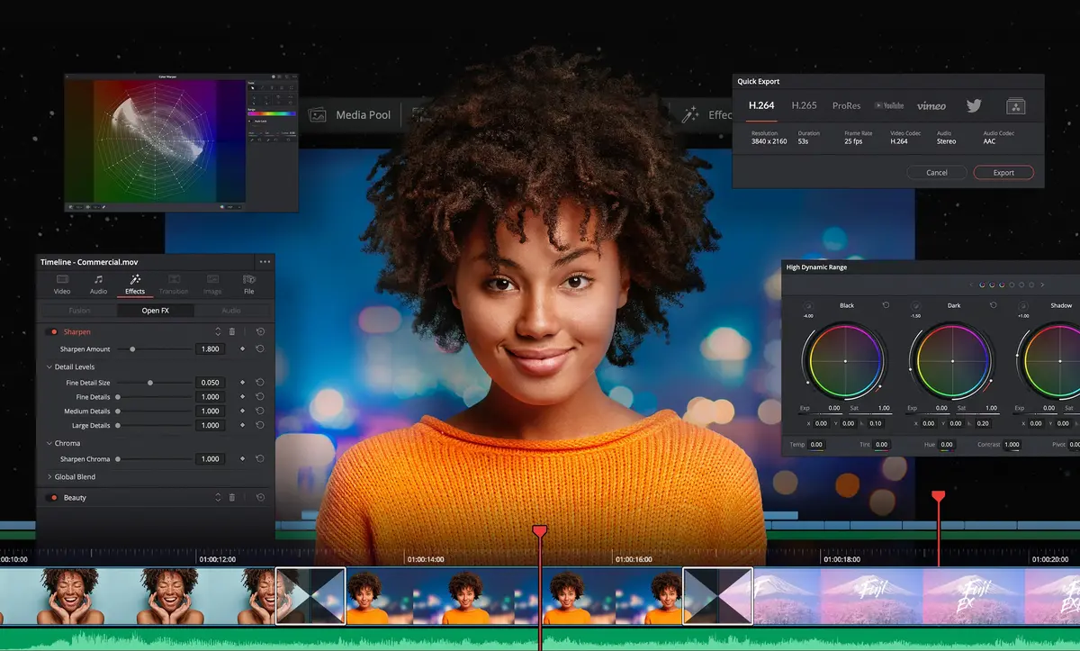 Vidéo : DaVinci Resolve 17.3 trois fois plus rapide avec les Mac M1