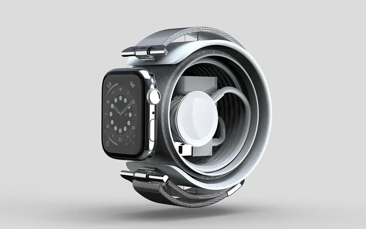 Concept : un  emballage transparent et circulaire pour l’Apple Watch