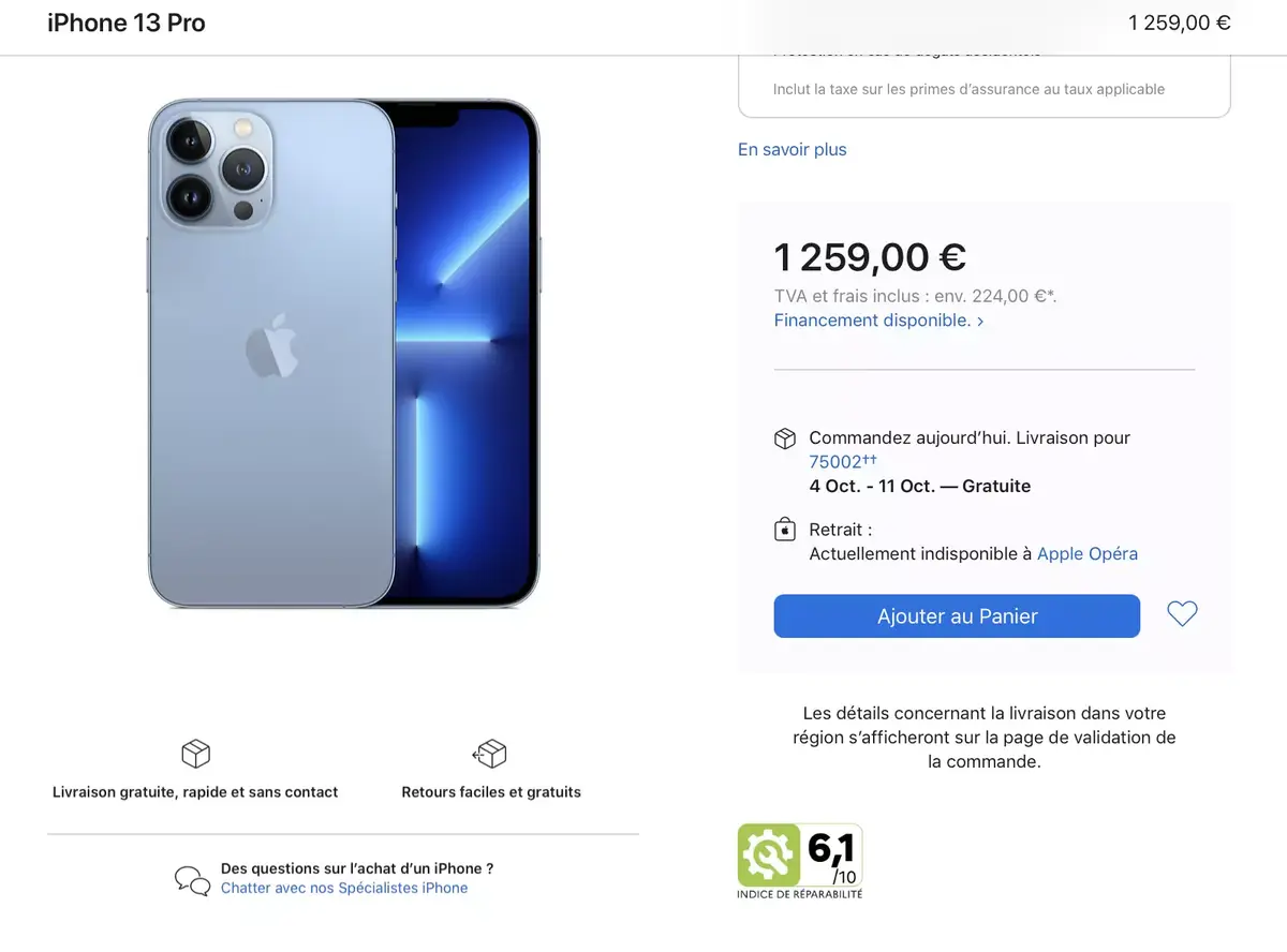 iPhone 13 : les délais s'allongent déjà en octobre pour certains modèles !
