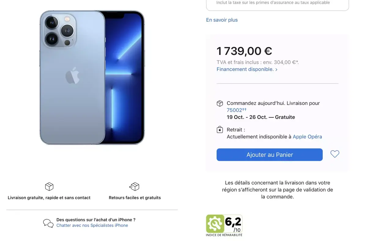 Les premiers iPhone 13 sont expédiés, les délais s'allongent jusqu'en novembre (iPad mini)