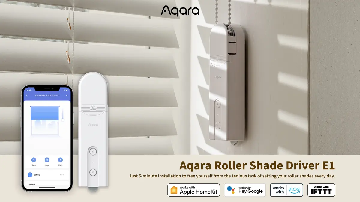 Un contrôleur motorisé pour stores compatible HomeKit chez Aqara