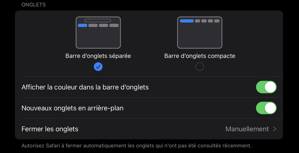 Safari iOS/iPadOS 15 : comment retrouver l'ancienne interface du navigateur