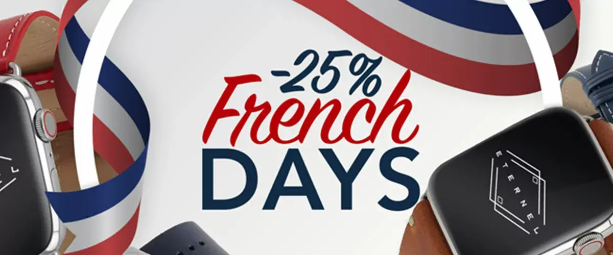 -25% sur une sélection de bracelets pour Apple Watch chez Band-Band #FrenchDays