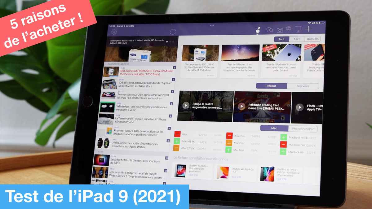 Test de l'iPad 9 (2021) : un anachronisme convaincant dans la