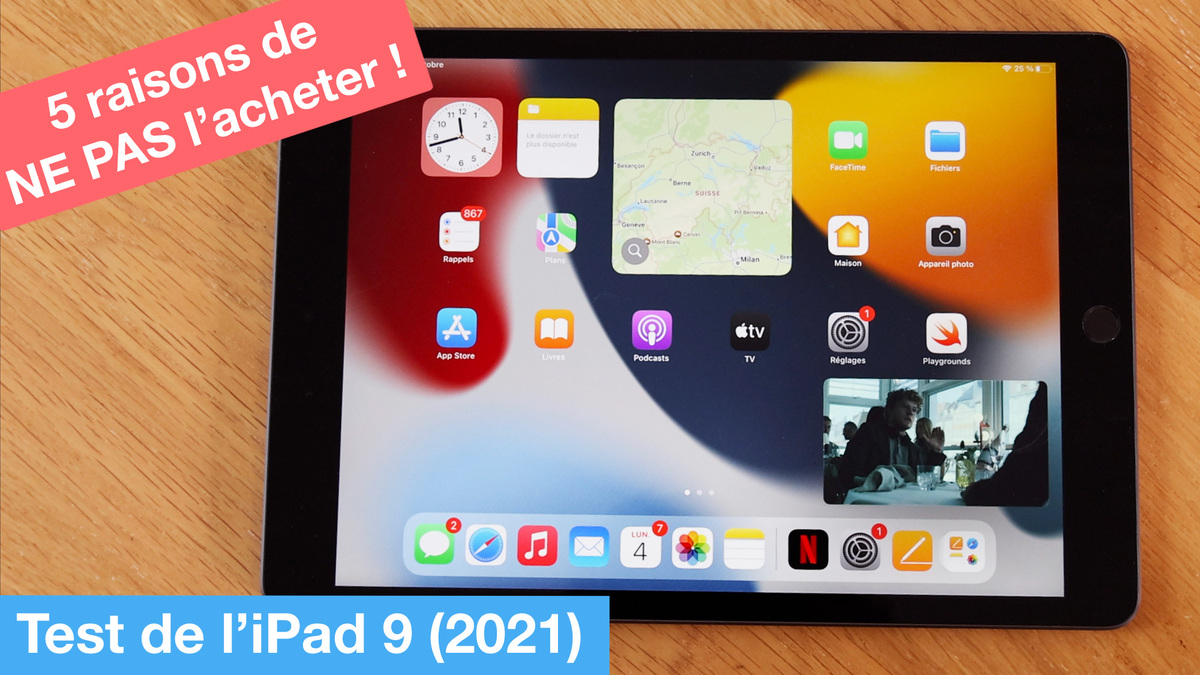 Test iPad 9 (2021) : la tablette Apple la moins chère vaut-elle le coup ?