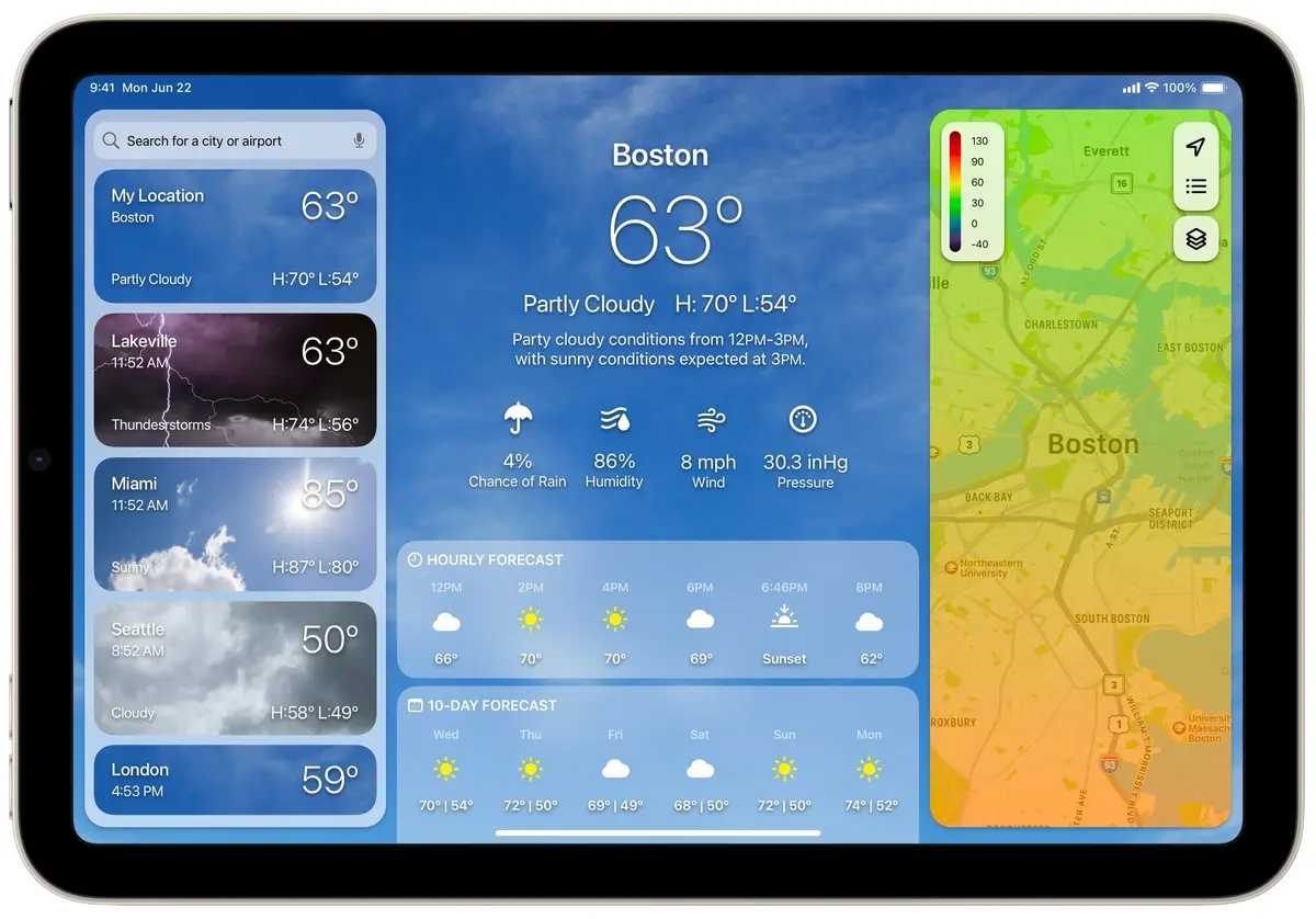 Concept : une app Météo pour iPadOS [+ Sondage]