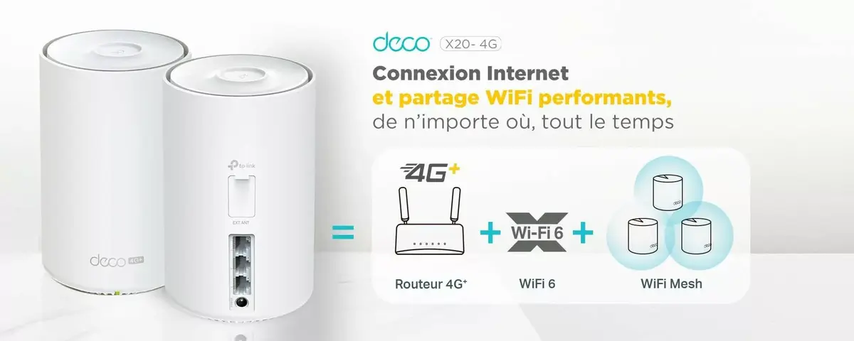 TP-Link présente ses nouveaux routeurs Wi-Fi 6 Mesh + 4G