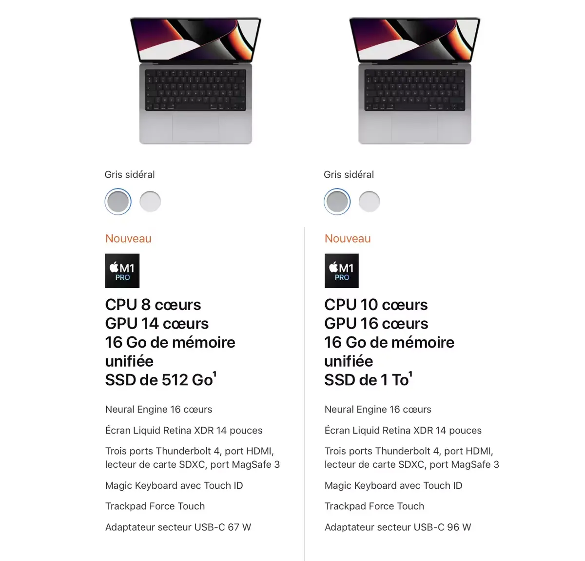 Apple Store : les MacBook Pro 14 et 16" et les AirPods 3 sont en vente [+ Sondage]