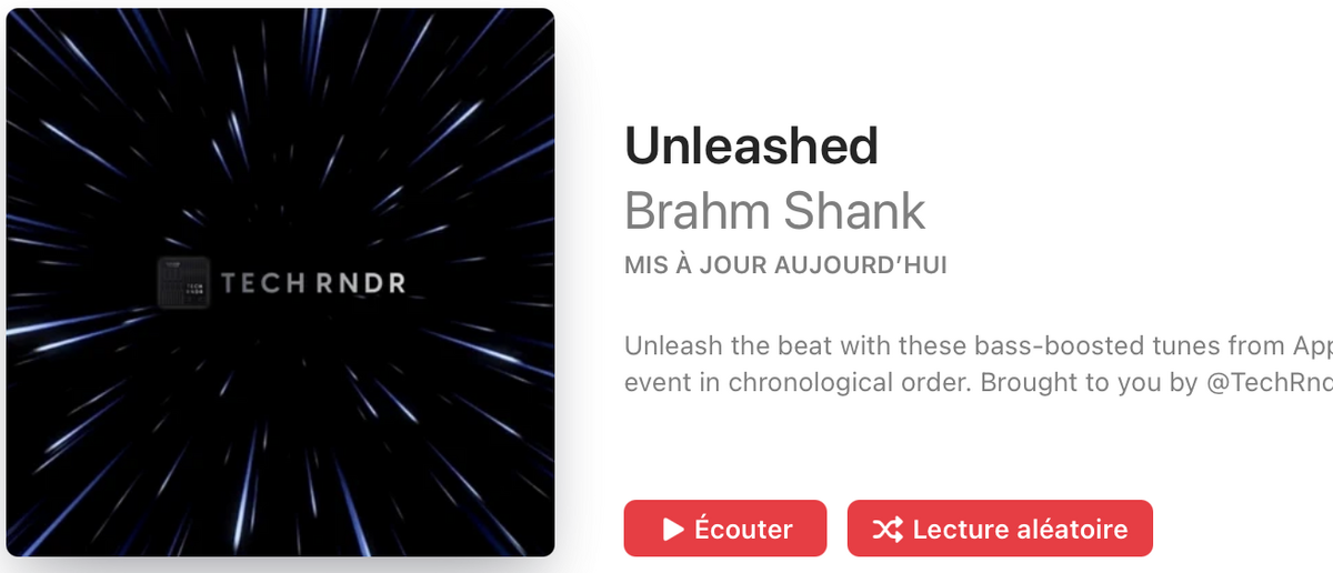 Apple Music : la playlist "Unleashed" est dispo