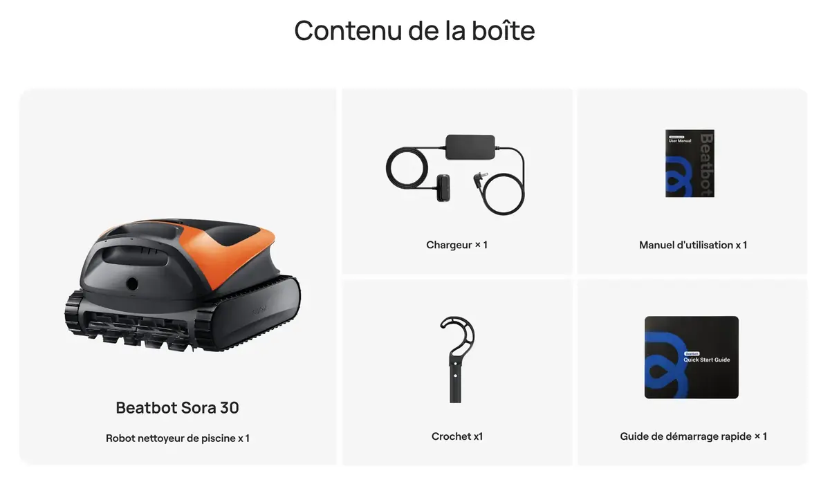 Test du robot de piscine Beatbot Sora 30&nbsp;: adieu les c&acirc;bles&nbsp;!