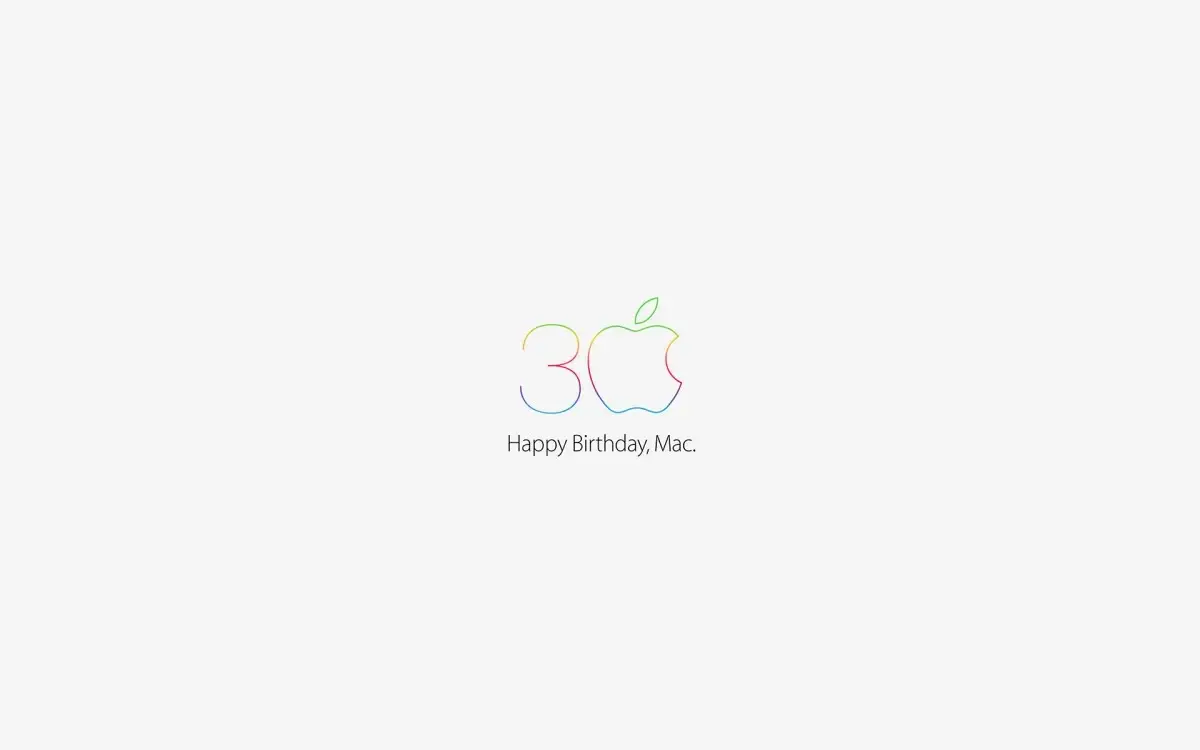 #mac30 : une petite fête sur le campus d'Apple, une police et un fond d'écran