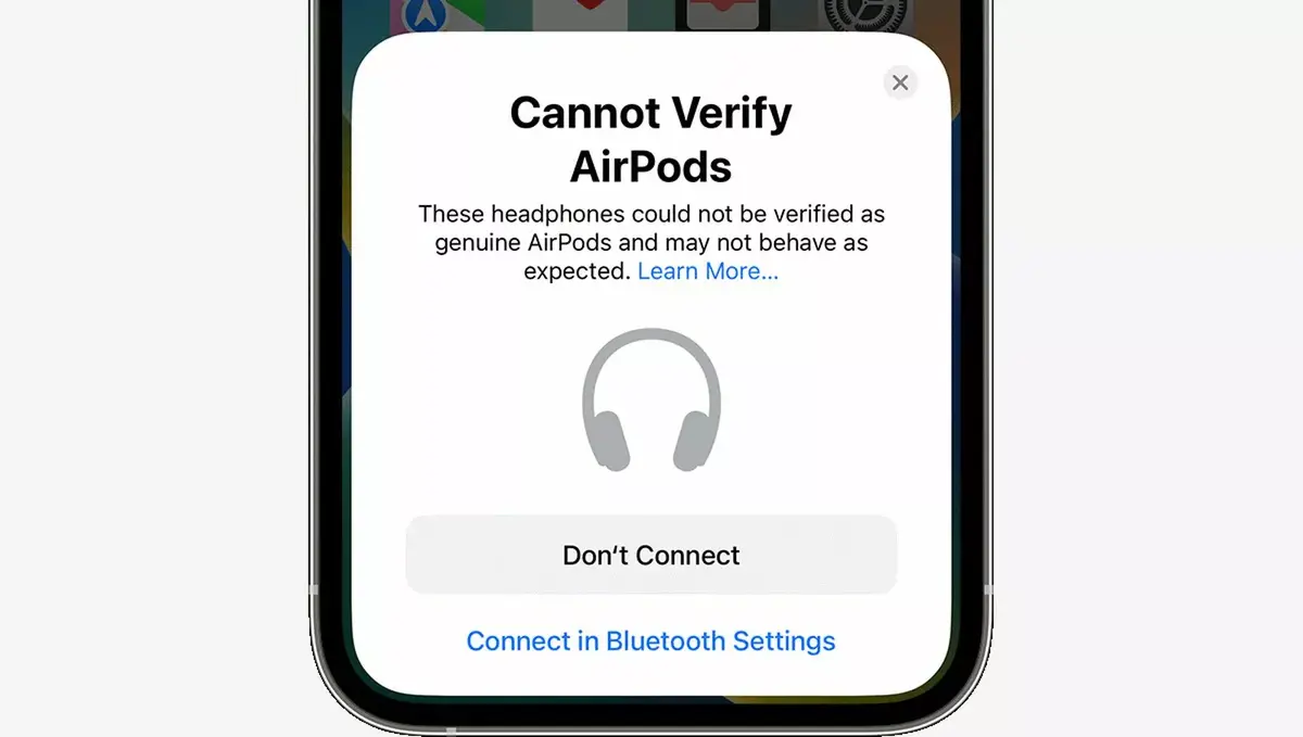 iOS 16 : l'iPhone détecte les faux AirPods !