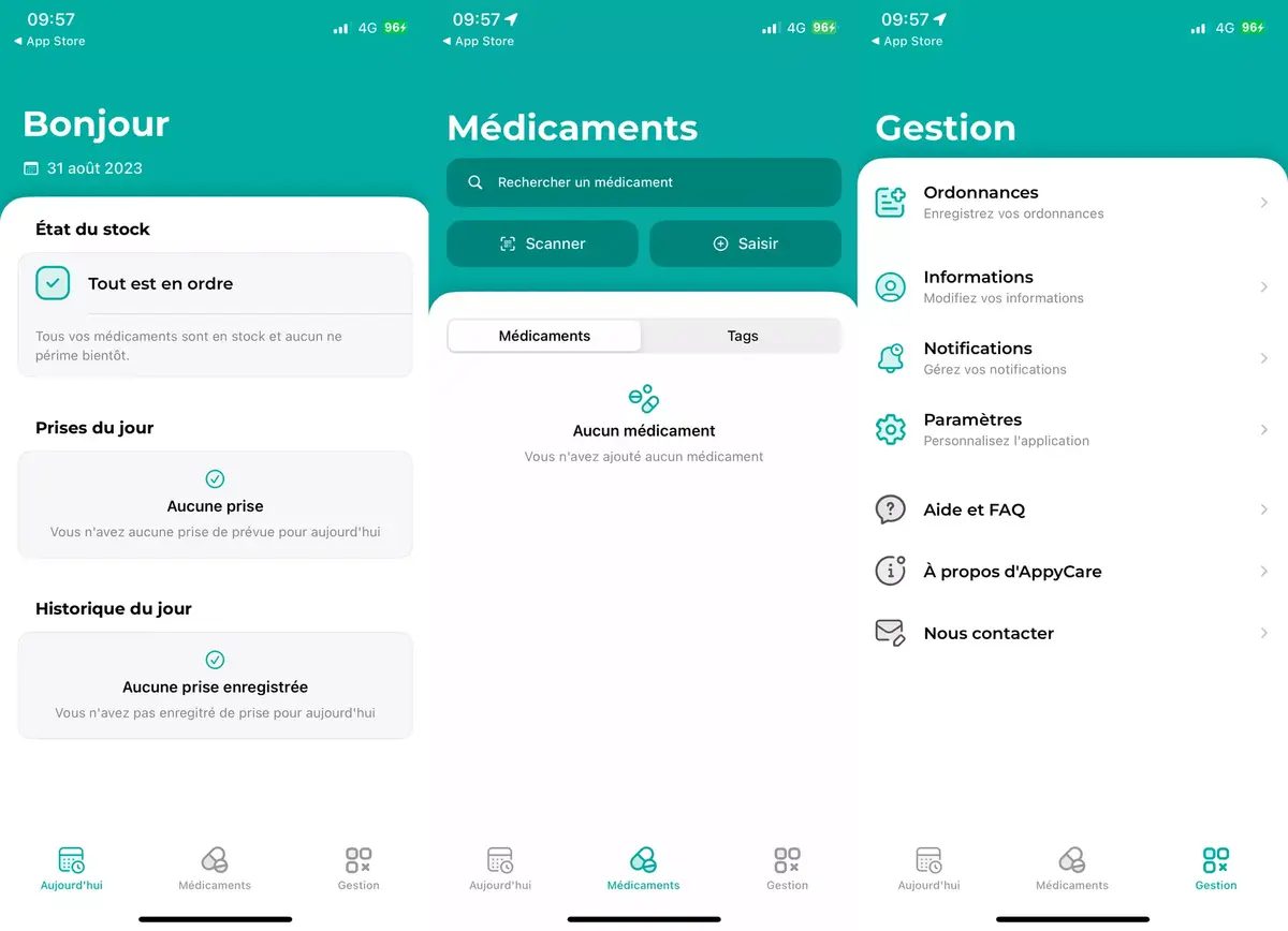 AppyCare, une application pour gérer la prise et le stock de médicaments