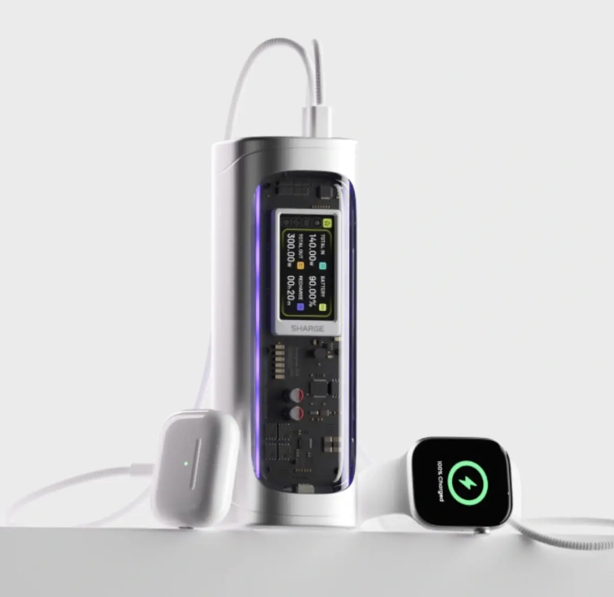 Shargeek 300&nbsp;: la batterie externe qui charge &agrave; 300 watts avec un design qui claque