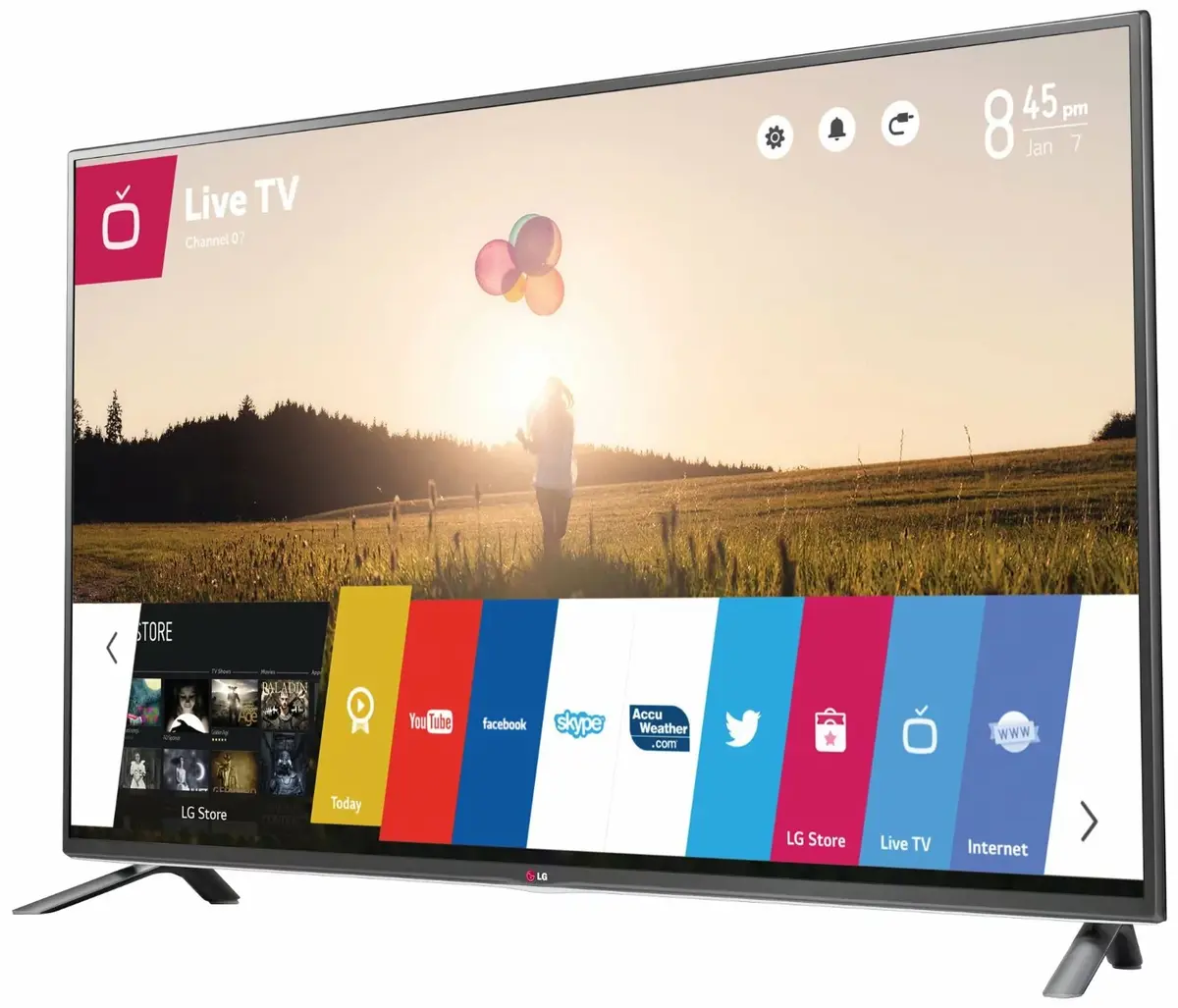 La Smart TV LG équipée de WebOS disponible