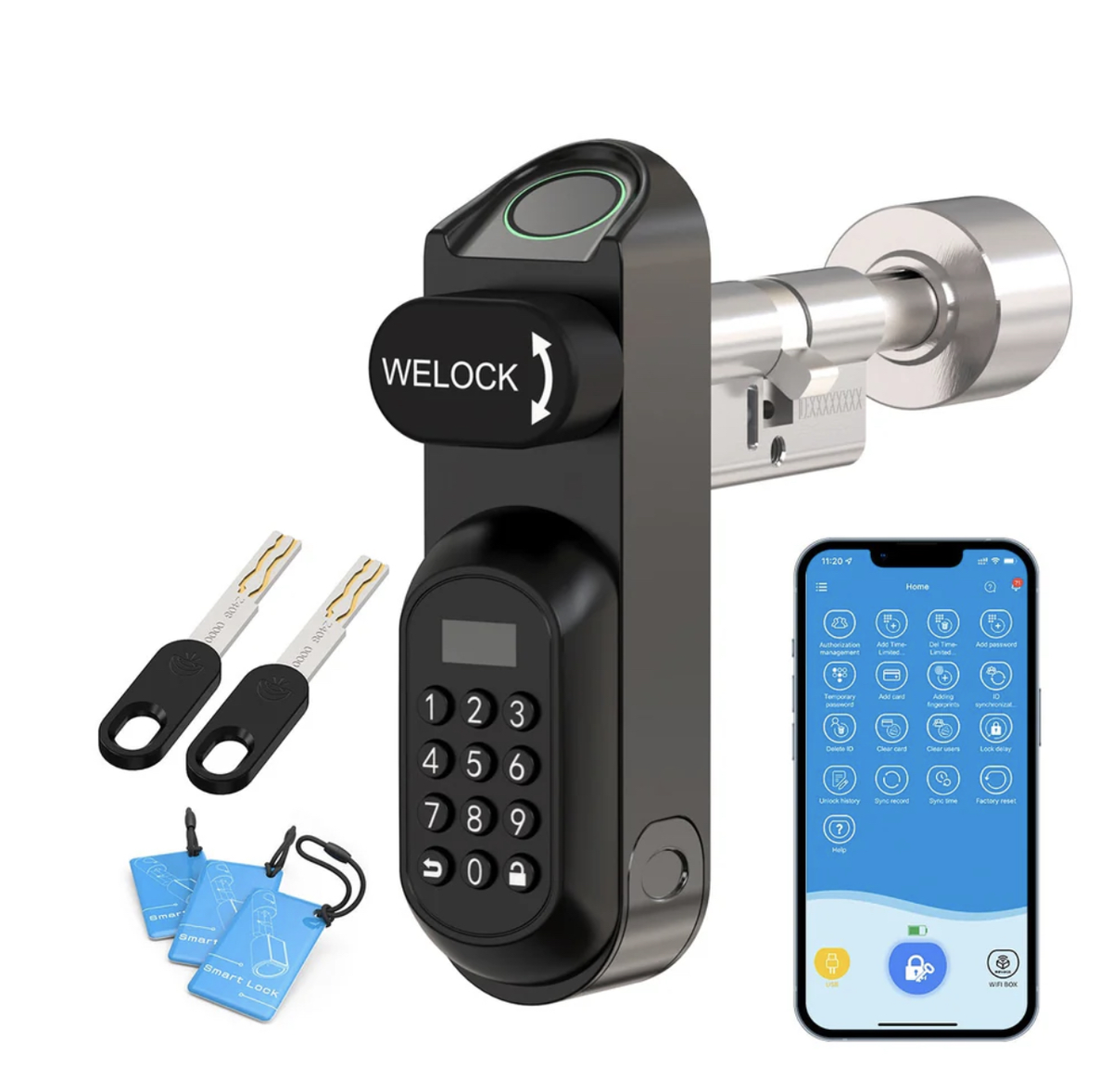 Promo sur les serrures WELOCK TOUCH41, TOUCA51, U81, PCB41 Plus, WIFIBOX3 pour le Black Friday !