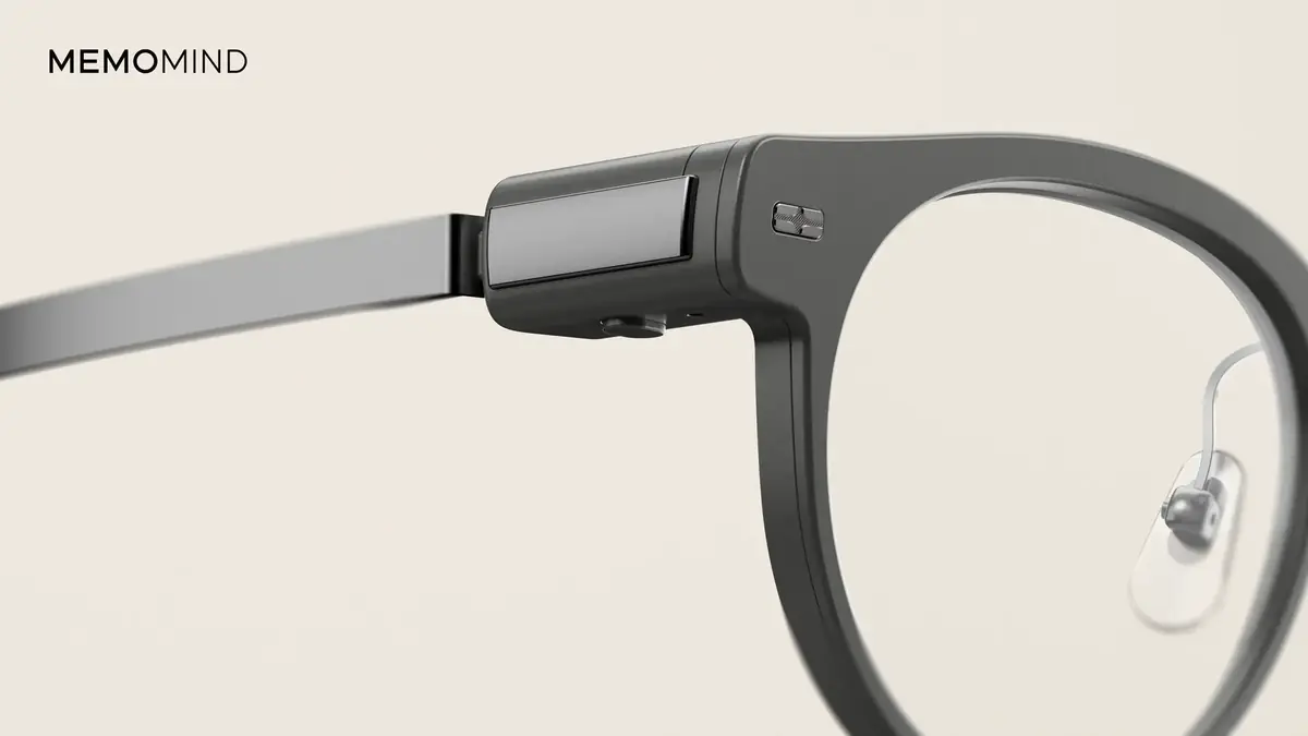 MemoMind One&nbsp;: des lunettes IA avec &eacute;cran int&eacute;gr&eacute; et sans cam&eacute;ra