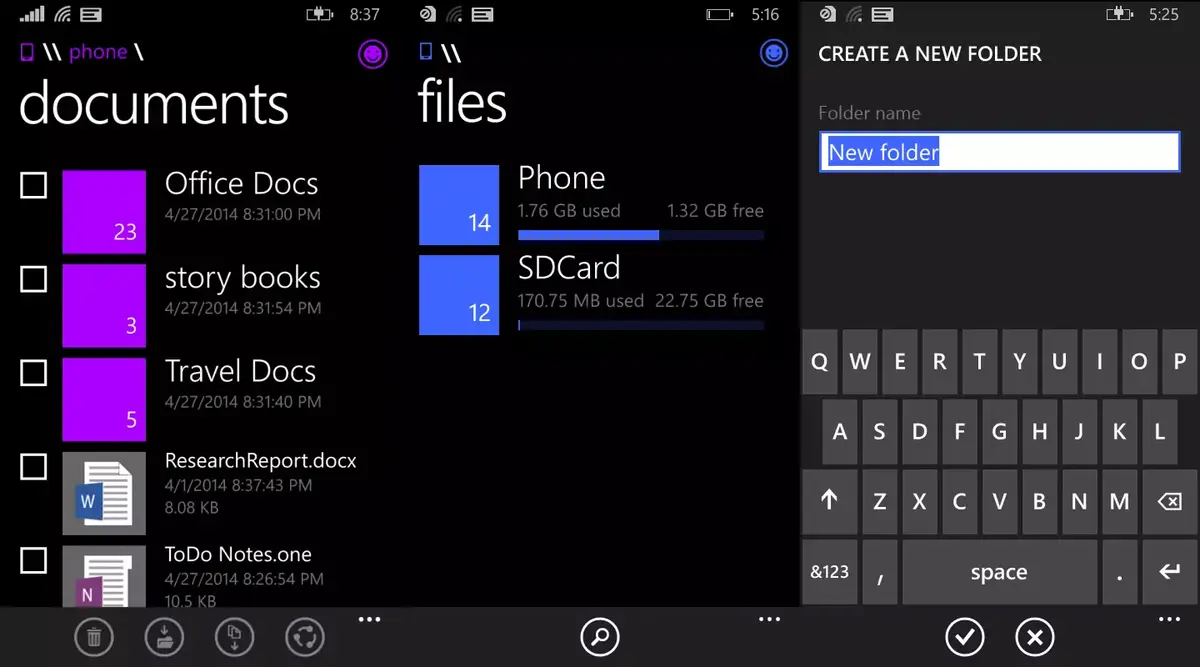 Windows Phone offrira un gestionnaire de fichiers à la fin du mois