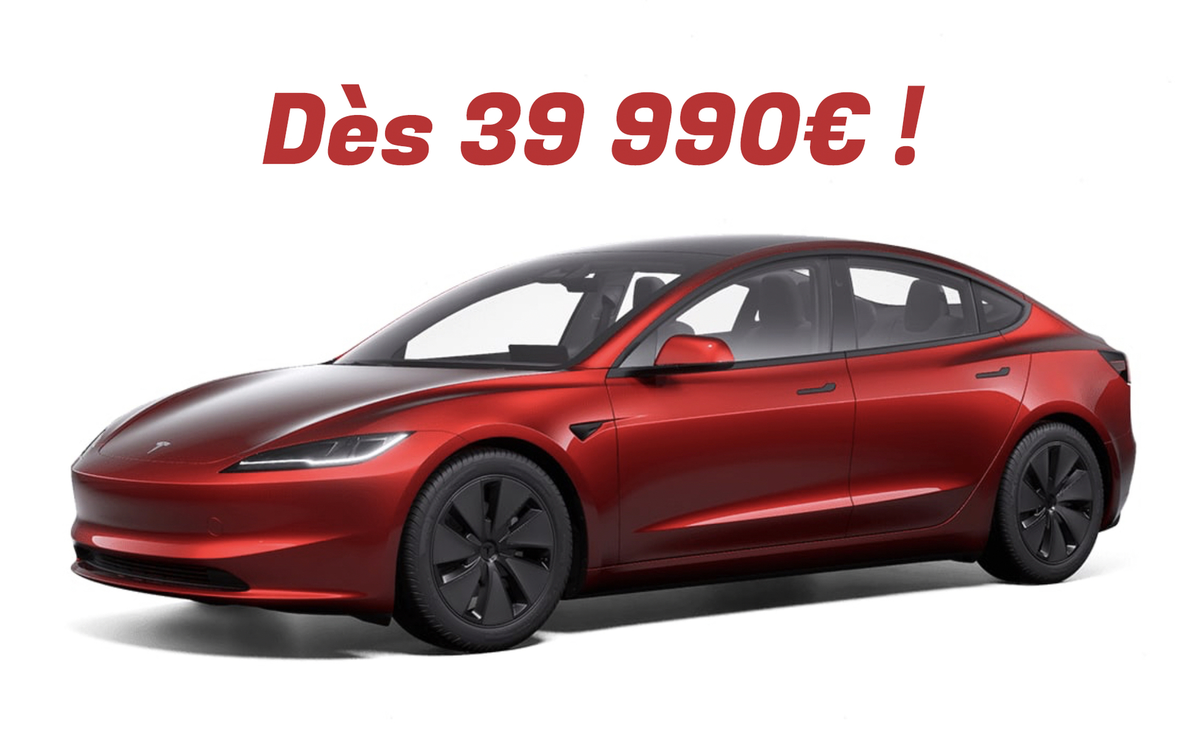 Baisse de prix : la nouvelle Tesla Model 3 démarre à 39 990€ en France !