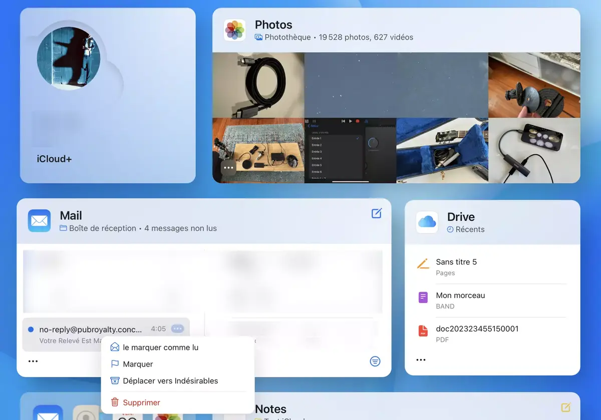 Une interface revue et de nouvelles fonctions pour le portail iCloud